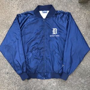 Vintage Detroit Tigers Satin bomber jacket Sz M (fits boxy)